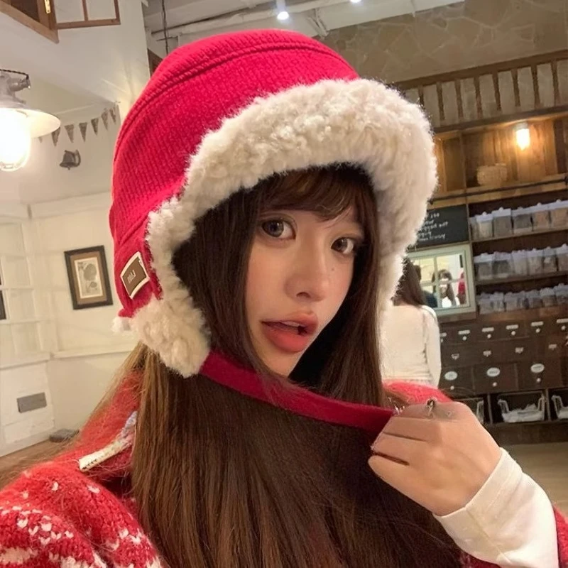 Новогодняя атмосфера, утепленные флисовые красные шапки-бомберы для женщин, зимние теплые шапки для отдыха, защита ушей, универсальные мужские кепки-пилоты
Новогодняя атмосфера, утепленные флисовые красные шапки-бомберы для женщин, зимние теплые шапки для отдыха, защита ушей, универсальные мужские кепки-пилоты