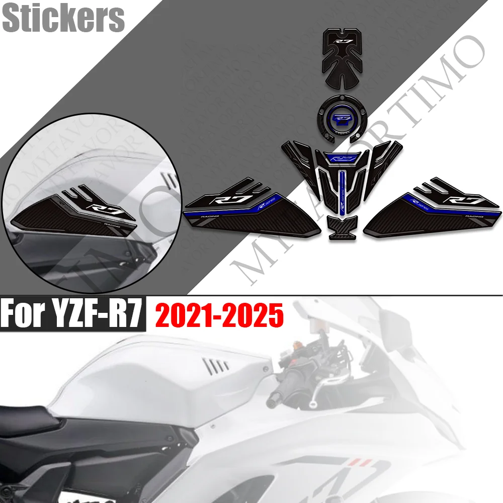 For YZF-R7 YZFR7 Motorcycle Tank Pad TankPad Cap Grips Gas Fuel Kit Knee Stickers moto Decals Protection YZF R7 2021 - 2025
For YZF-R7 YZFR7 Motorcycle Tank Pad TankPad Cap Grips Gas Fuel Kit Knee Stickers moto Decals Protection YZF R7 2021 - 2025