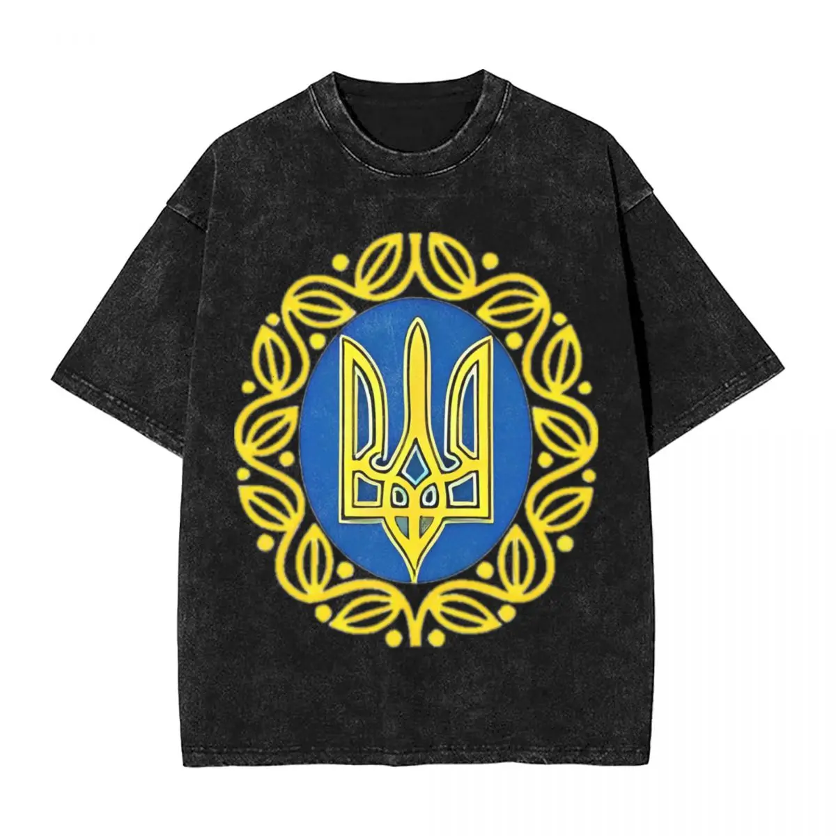 Washed T Shirts Ukraine Trident Symbol T-Shirt Oversize Ukrainian Ukraina Streetwear 100% Cotton Summer Tops Tees for Men Women
Washed T Shirts Ukraine Trident Symbol T-Shirt Oversize Ukrainian Ukraina Streetwear 100% Cotton Summer Tops Tees for Men Women