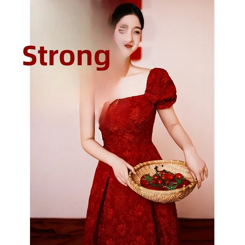 Red Wedding Dr for Women Vintage Sle A-Line Skirt ort Sve Zipper Ba Bridal Gown Suitable for Engagement And House...
Red Wedding Dr for Women Vintage Sle A-Line Skirt ort Sve Zipper Ba Bridal Gown Suitable for Engagement And House...