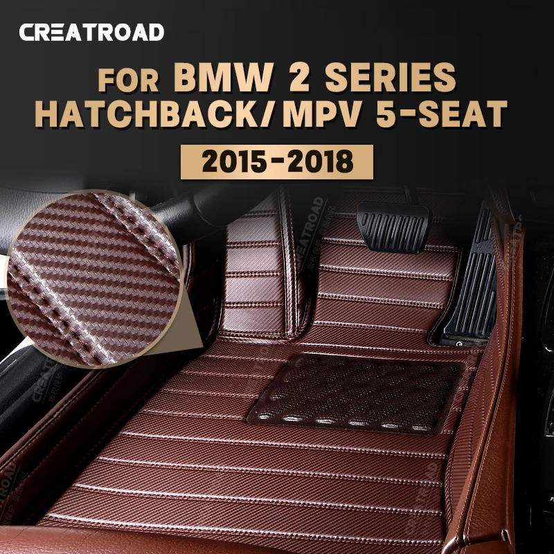 Custom Carbon Fibre Floor Mats For 2 Series Hatchback/MPV 5-seat 2015 2016 2017 2018 Foot Carpet Auto Interior Accessories
Custom Carbon Fibre Floor Mats For 2 Series Hatchback/MPV 5-seat 2015 2016 2017 2018 Foot Carpet Auto Interior Accessories
