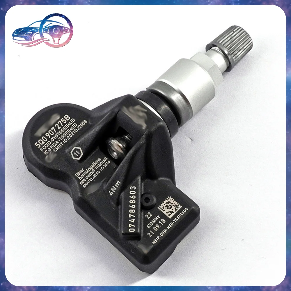 5Q0907275B 433MHz TPMS Sensor For VW Volkswagen Audi Golf Passat B8 Tiguan A3 OE Tire Pressure Monitoring System Car Auto Parts
5Q0907275B 433MHz TPMS Sensor For VW Volkswagen Audi Golf Passat B8 Tiguan A3 OE Tire Pressure Monitoring System Car Auto Parts