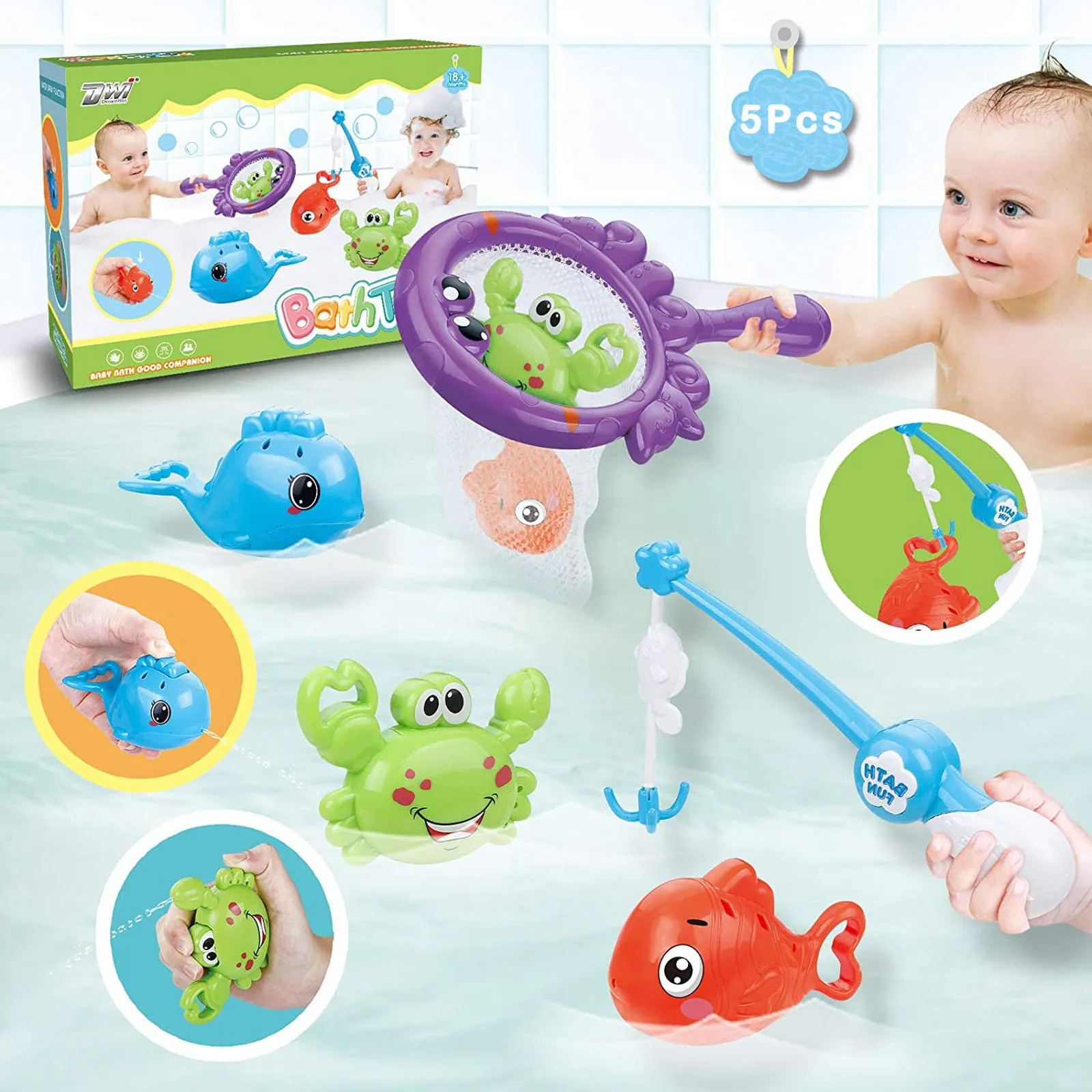Baby Bath Fishing Toy Bathtub Pool Toy Set Baby Bath Toys Set Floating Bathroom Pool Bath Toy For Kids Bathtub Toy Gifts игрушки
Baby Bath Fishing Toy Bathtub Pool Toy Set Baby Bath Toys Set Floating Bathroom Pool Bath Toy For Kids Bathtub Toy Gifts игрушки