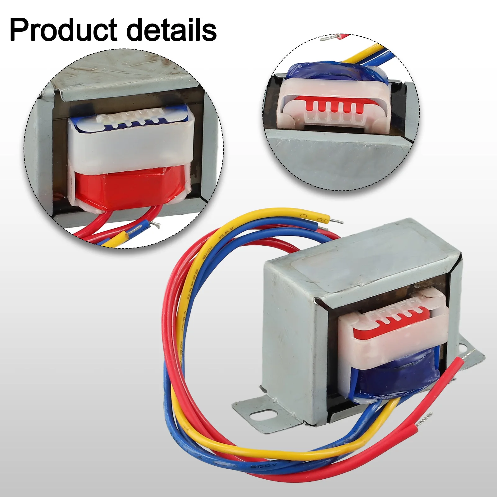 AC Voltage Converter EI48 Transformer Flame Retardant Material High Temperature Resistance Input 220V Output 6V-0-6V
AC Voltage Converter EI48 Transformer Flame Retardant Material High Temperature Resistance Input 220V Output 6V-0-6V