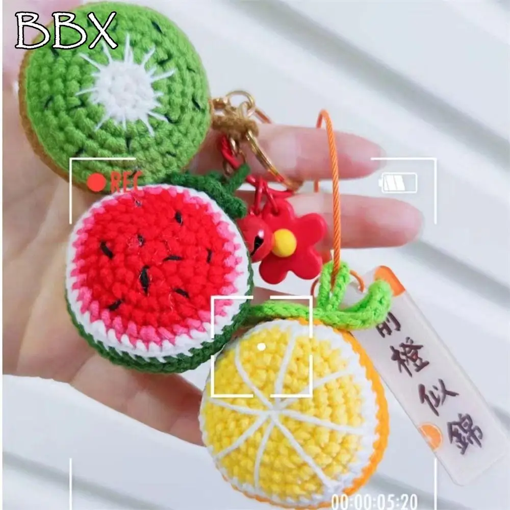 Mango Watermelon Knitted Keychain Pineapple Handmade Crochet Fruit Key Chain Cartoon Fresh Cute Weaved Keyrings Handbag Charms
Mango Watermelon Knitted Keychain Pineapple Handmade Crochet Fruit Key Chain Cartoon Fresh Cute Weaved Keyrings Handbag Charms
