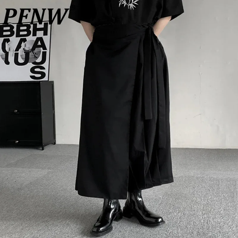 PFNW Dark Style Men's Casual Pants Patchwork Lace-up Straight Bottom Wide Leg Male Trousers Loose Darkwear Autumn 2024 12C837
PFNW Dark Style Men's Casual Pants Patchwork Lace-up Straight Bottom Wide Leg Male Trousers Loose Darkwear Autumn 2024 12C837