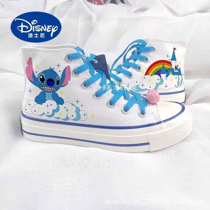 Disney Unisex High Top Canvas Sneakers | Anime Cartoon Print with Blue Trim, Casual Fashion Shoes for Teens
Disney Unisex High Top Canvas Sneakers | Anime Cartoon Print with Blue Trim, Casual Fashion Shoes for Teens