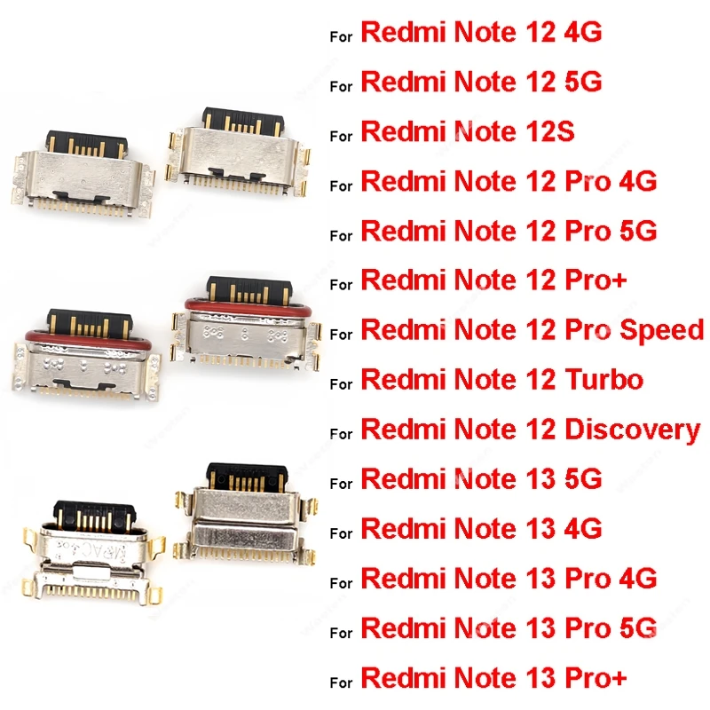 USB Port For Xiaomi Redmi Note 12 12S 13 Pro+ Plus Note 12 Discovery Turbo Speed 4G 5G Charging Port Socket Repair Parts
USB Port For Xiaomi Redmi Note 12 12S 13 Pro+ Plus Note 12 Discovery Turbo Speed 4G 5G Charging Port Socket Repair Parts