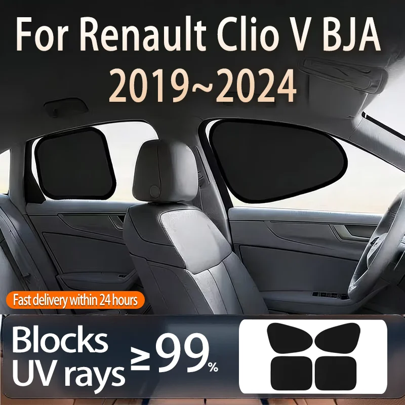 Защитный чехол-солнцезащита для боковых окон автомобиля Renault Clio V BJA 2019~2024, для передних и задних боковых окон, защита от солнца и УФ-излучения
Защитный чехол-солнцезащита для боковых окон автомобиля Renault Clio V BJA 2019~2024, для передних и задних боковых окон, защита от солнца и УФ-излучения