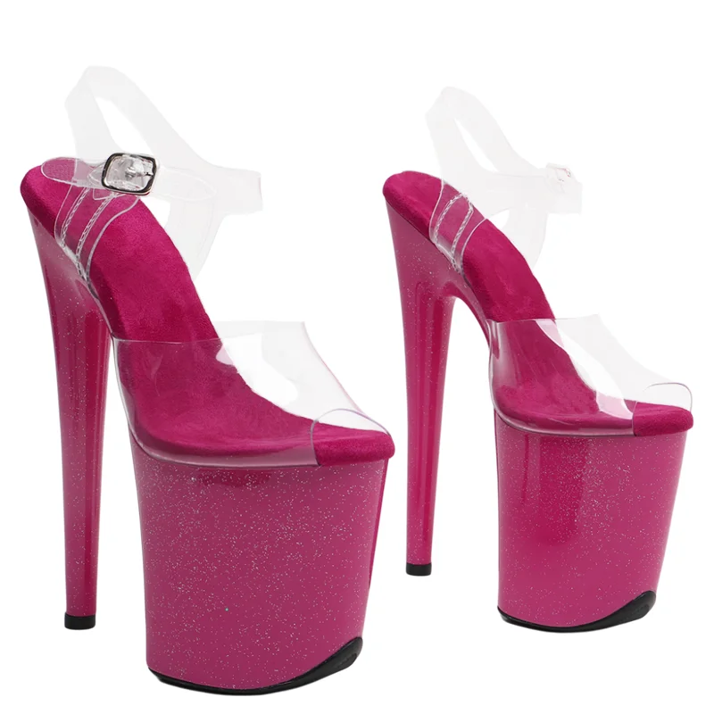 Leecabe 20cm/ 8inches Clear PVC upper small open toe fashion sexy platform high heel stripper heel pole dance Sandals shoes
Leecabe 20cm/ 8inches Clear PVC upper small open toe fashion sexy platform high heel stripper heel pole dance Sandals shoes