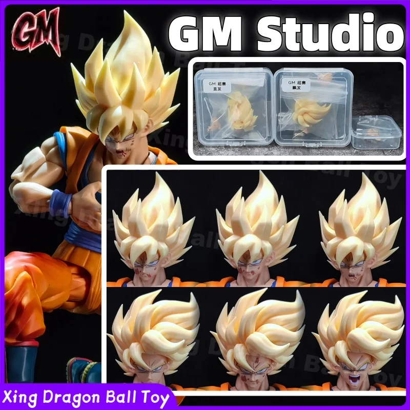 GM Studio Dragon Ball SHF Super Saiyan SSJ2 Goku Normal Form / Bleached Hair Head Sculpt Accessory Pack 1/12 Scale Accessories
GM Studio Dragon Ball SHF Super Saiyan SSJ2 Goku Normal Form / Bleached Hair Head Sculpt Accessory Pack 1/12 Scale Accessories