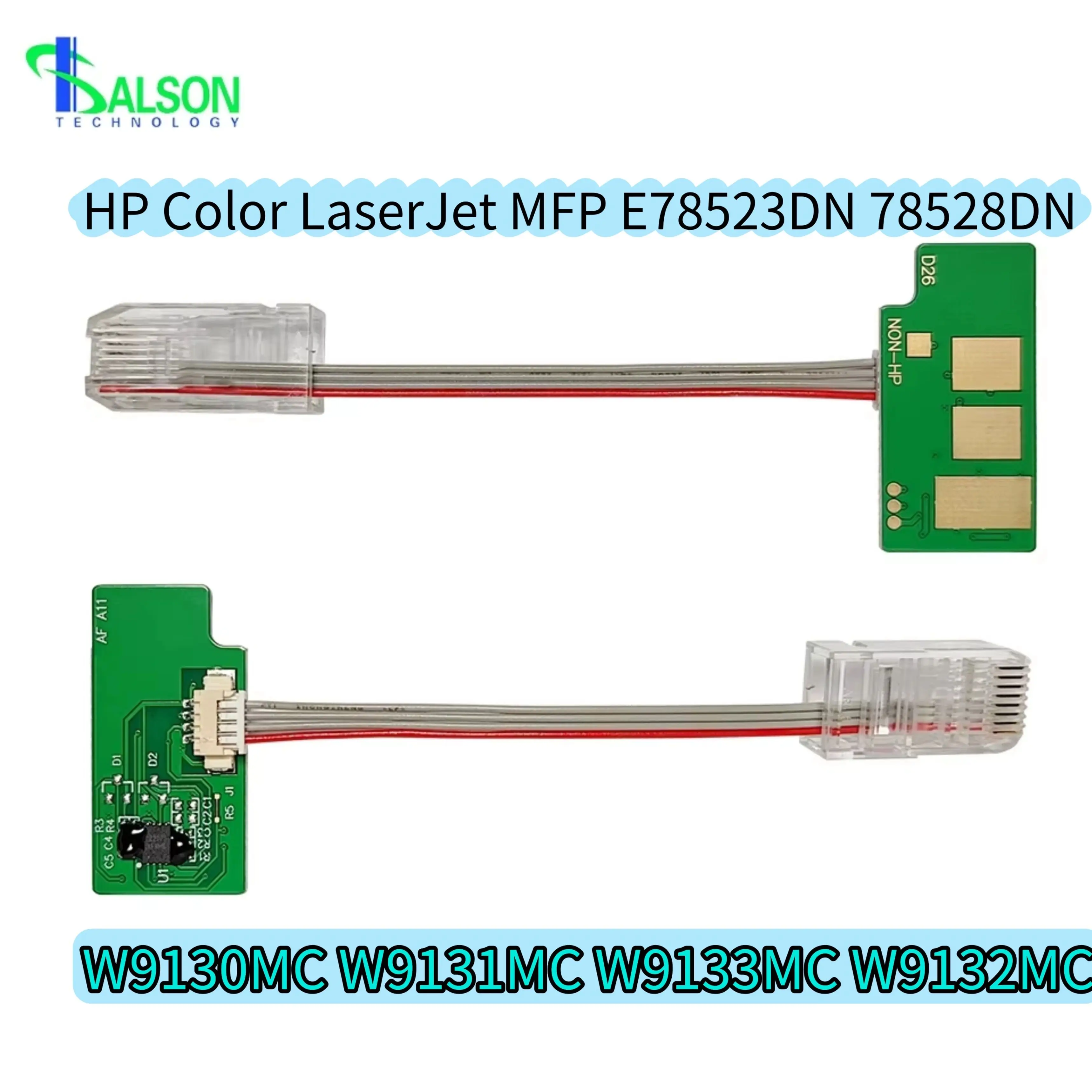 Cartridge Chip W9130MC W9131MC W9133MC W9132MC Compatible Toner Chip Reset for HP LaserJet MFP E78523DN 78528DN Printer 20K
Cartridge Chip W9130MC W9131MC W9133MC W9132MC Compatible Toner Chip Reset for HP LaserJet MFP E78523DN 78528DN Printer 20K