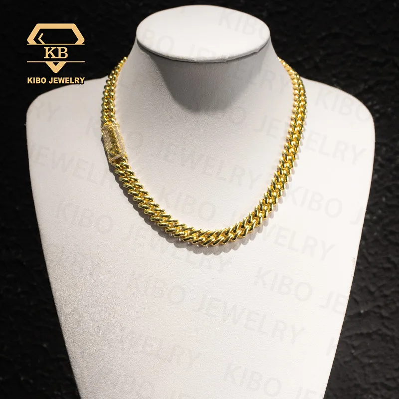Hip Hop Jewelry Cuban Link Miami VVS Moissanite 925 Sterling Silver 10MM Without Diamond Chain Iced Out Necklace Chains
Hip Hop Jewelry Cuban Link Miami VVS Moissanite 925 Sterling Silver 10MM Without Diamond Chain Iced Out Necklace Chains