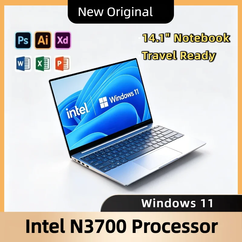 NEW 14.1 Inch Windows 11 Laptop 16GB RAM 2TB SSD Intel N3700 Ultra Slim 1920x1080 Gaming Notebook Office Study PC
NEW 14.1 Inch Windows 11 Laptop 16GB RAM 2TB SSD Intel N3700 Ultra Slim 1920x1080 Gaming Notebook Office Study PC