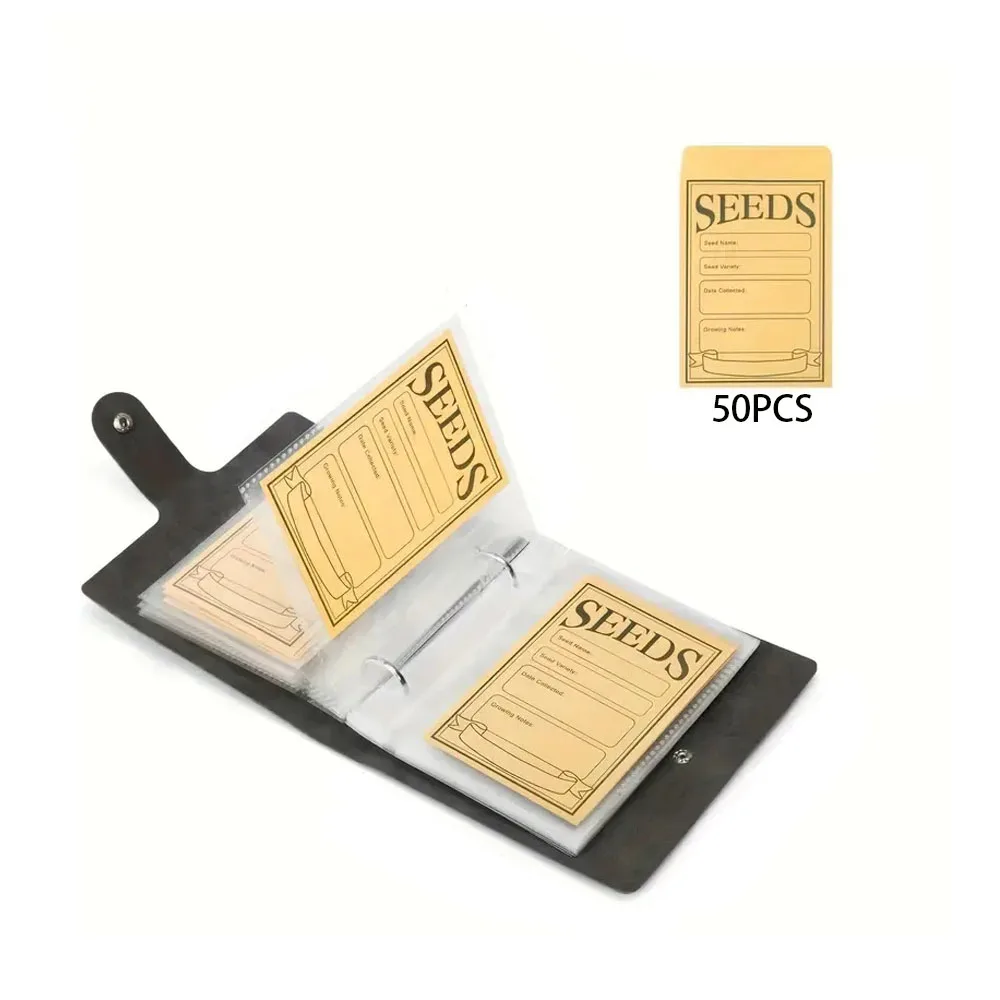 1 Set Garden Seeds Storage Organizers, Seed Organizer Binder with 50pcs Self-Sealing Seed Envelopes,Seed Packet Organizer
1 Set Garden Seeds Storage Organizers, Seed Organizer Binder with 50pcs Self-Sealing Seed Envelopes,Seed Packet Organizer