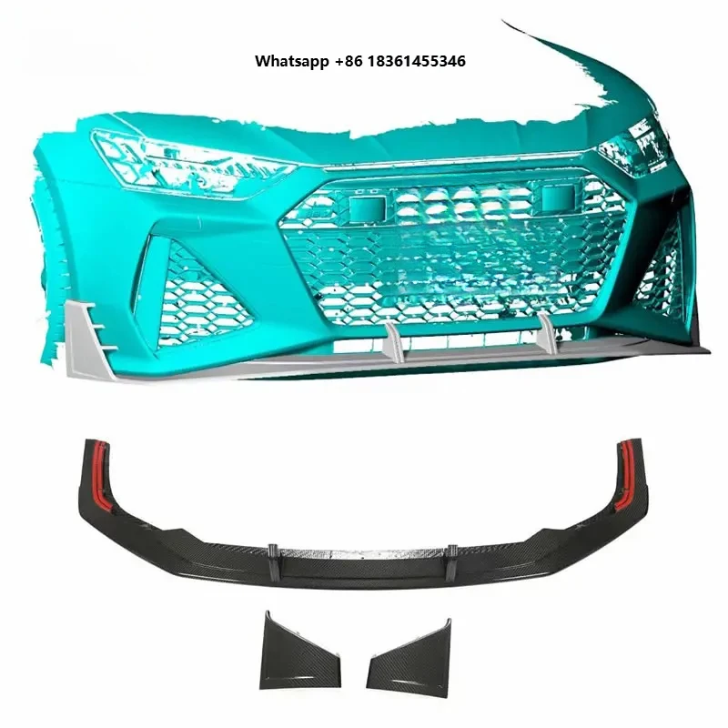 For RS7 2019-2022 High Quality Dry Carbon Fiber Front Bumper Lip Body Kit
For RS7 2019-2022 High Quality Dry Carbon Fiber Front Bumper Lip Body Kit