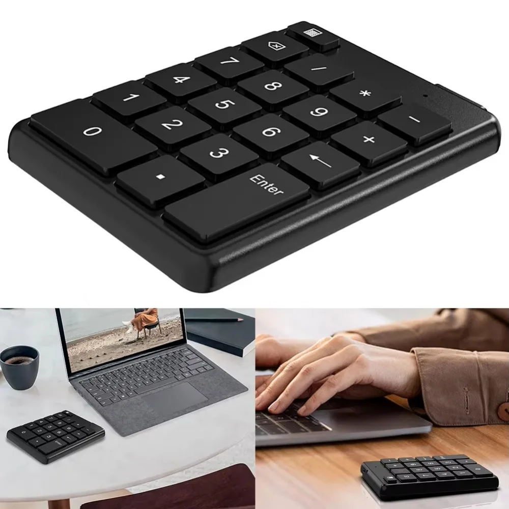 Bluetooth Numeric Keypad Mini 19 Keys Number Keyboard Lightweight External Number Pad for for Laptop PC Accounting Supplies
Bluetooth Numeric Keypad Mini 19 Keys Number Keyboard Lightweight External Number Pad for for Laptop PC Accounting Supplies