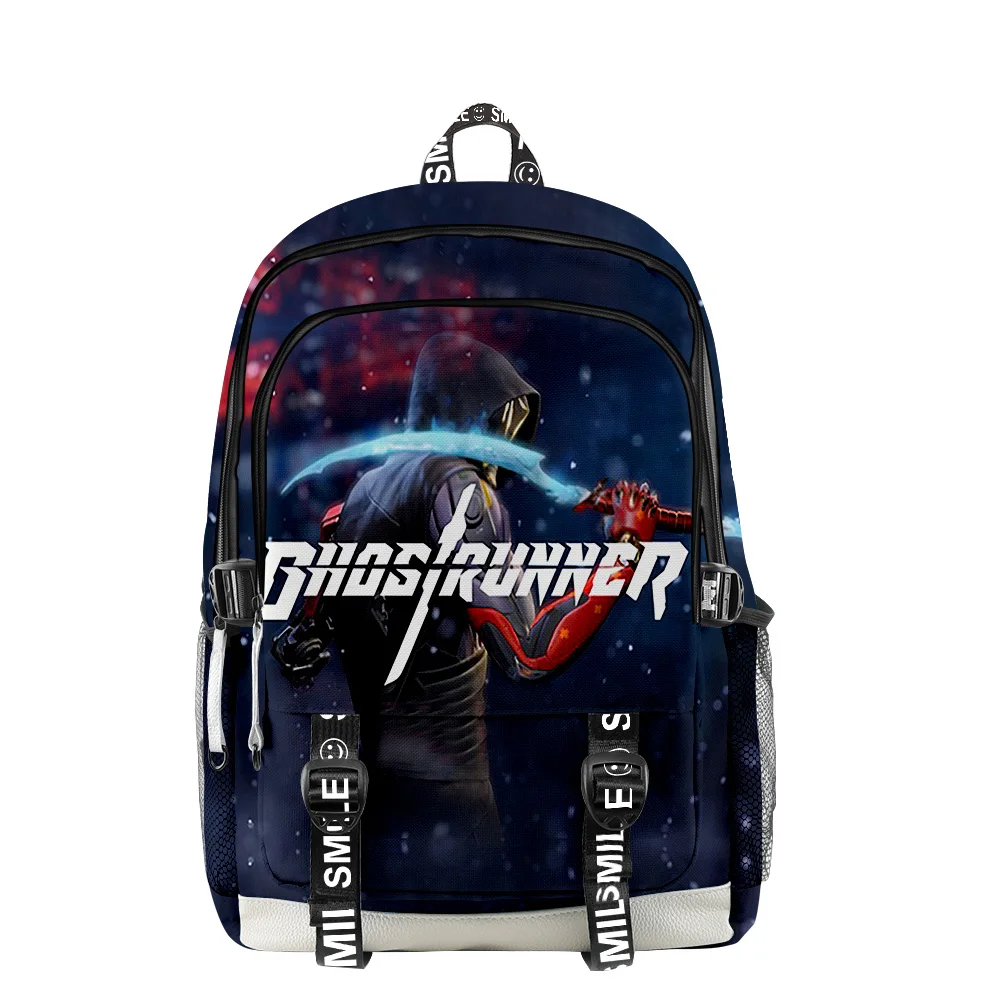 Новинка 2023, рюкзак Ghostrunner на молнии с игрой, школьная сумка, уникальный рюкзак, дорожная сумка, ткань Оксфорд
Новинка 2023, рюкзак Ghostrunner на молнии с игрой, школьная сумка, уникальный рюкзак, дорожная сумка, ткань Оксфорд
