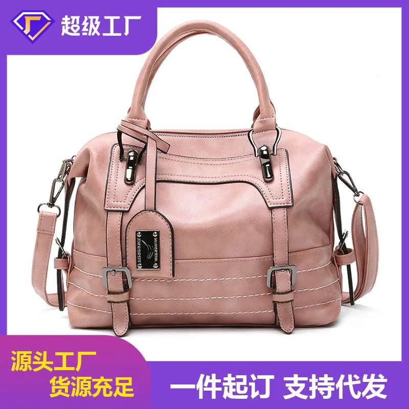 Large Capacity Genuine Leather-Like Boston Bag – Women’s Oil Wax Tote Handbag, Shoulder & Crossbody Bag
Large Capacity Genuine Leather-Like Boston Bag – Women’s Oil Wax Tote Handbag, Shoulder & Crossbody Bag