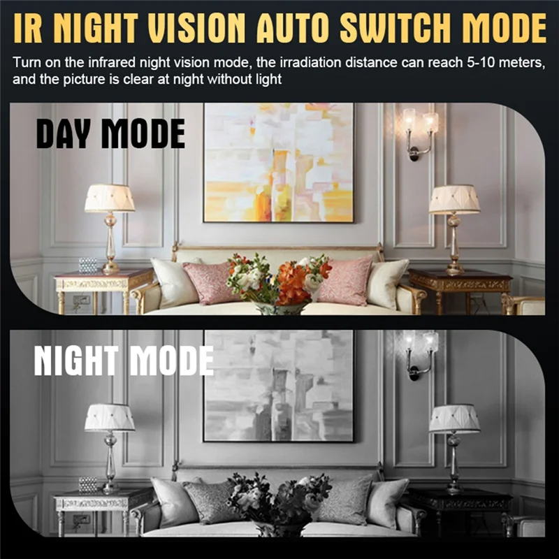 Mini Wifi Camera ABS Home Security Surveillance Camera Wireless 1080P Video Clear IR Night Vision Motion Detection
Mini Wifi Camera ABS Home Security Surveillance Camera Wireless 1080P Video Clear IR Night Vision Motion Detection