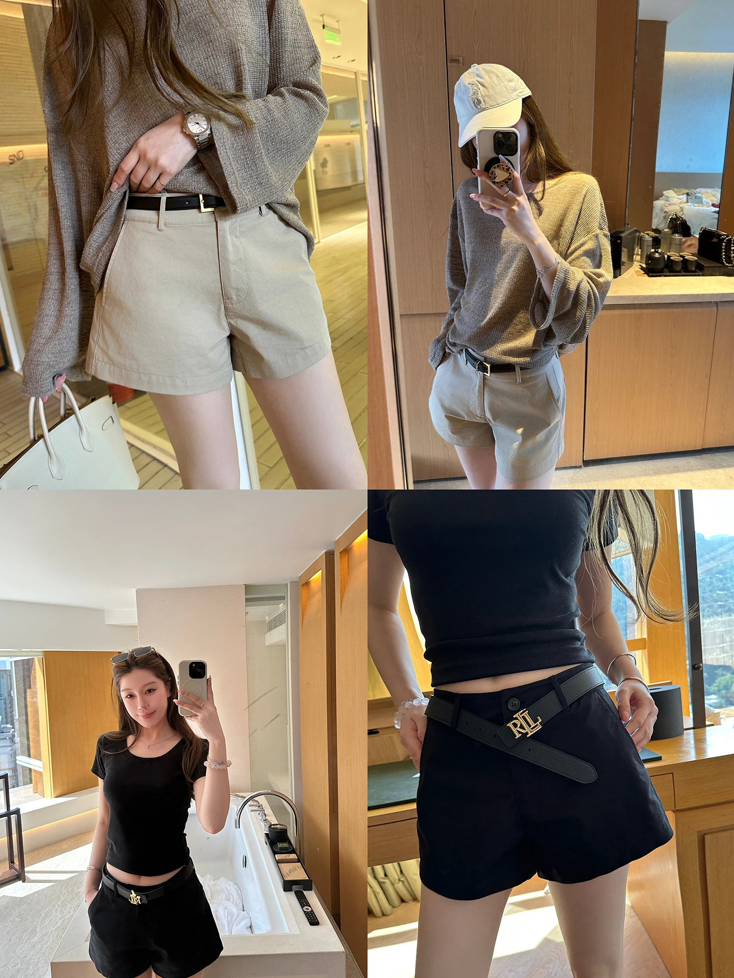 Treasure High Density Cotton Twill Fabric Shorts Summer Straight Khaki Versatile Casual Pants Women's Straight Leg
Treasure High Density Cotton Twill Fabric Shorts Summer Straight Khaki Versatile Casual Pants Women's Straight Leg