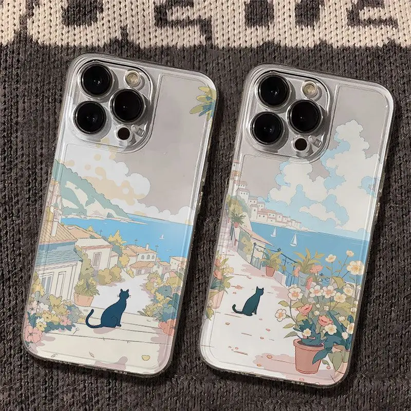 Чехол для телефона Seaside Little Black Cat для iPhone 16 ProMax 15 14 13 12 11 Pro XR XS Max 7 8 Plus Niche Y2K Чехлы для телефонов
Чехол для телефона Seaside Little Black Cat для iPhone 16 ProMax 15 14 13 12 11 Pro XR XS Max 7 8 Plus Niche Y2K Чехлы для телефонов
