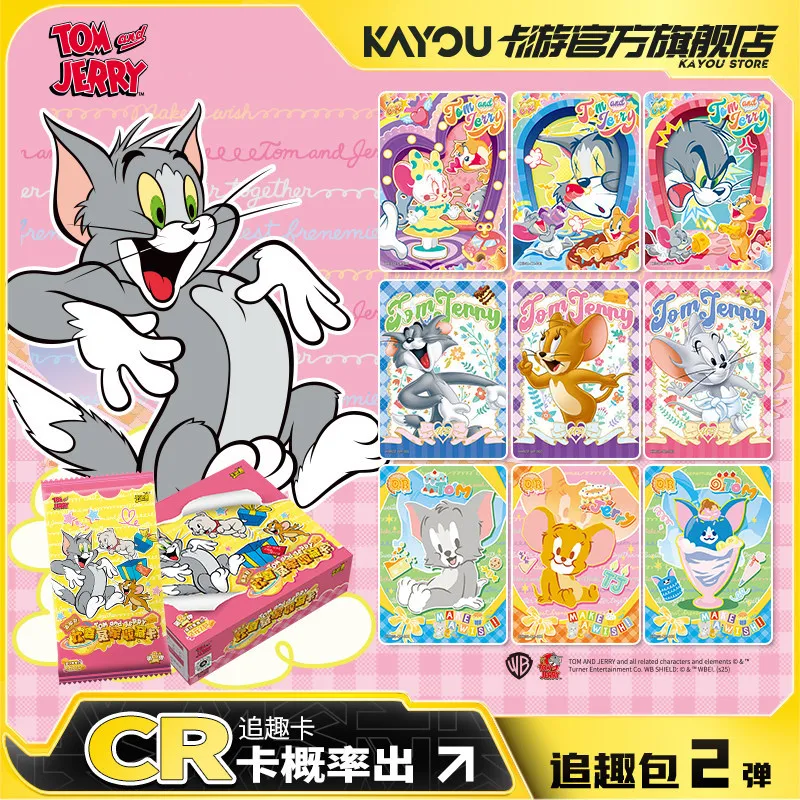 Kayou Tom And Jerry Collectible Trading Cards Official Authentic Anime Peripherals Zhuiqu Pack 2nd Edition For Anime Collectors
Kayou Tom And Jerry Collectible Trading Cards Official Authentic Anime Peripherals Zhuiqu Pack 2nd Edition For Anime Collectors