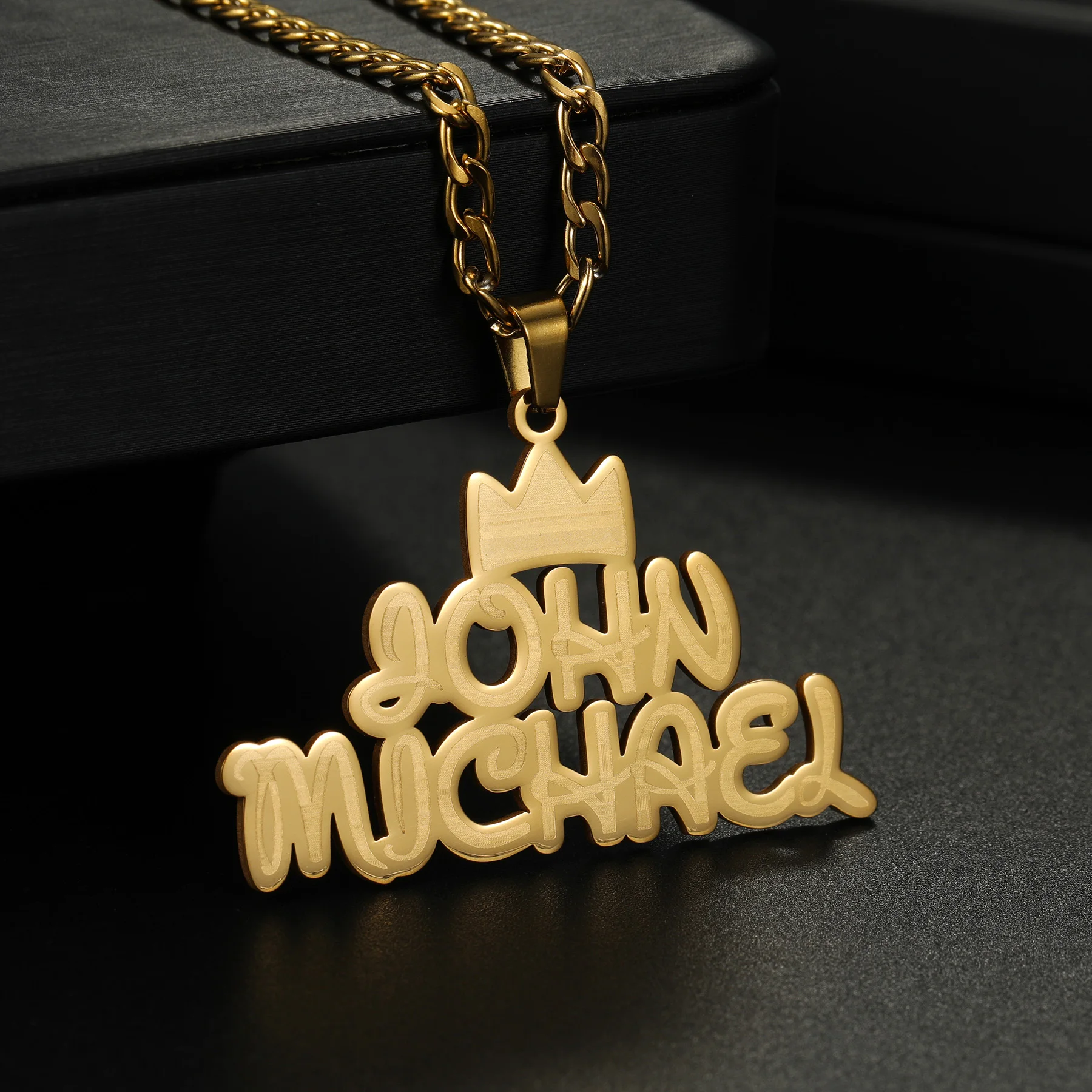 Nextvance Cute Custom Name Necklace With Crown for Boy Girl Stainless Steel Personalized Pendant Jewelry Birthday Party Gifts
Nextvance Cute Custom Name Necklace With Crown for Boy Girl Stainless Steel Personalized Pendant Jewelry Birthday Party Gifts