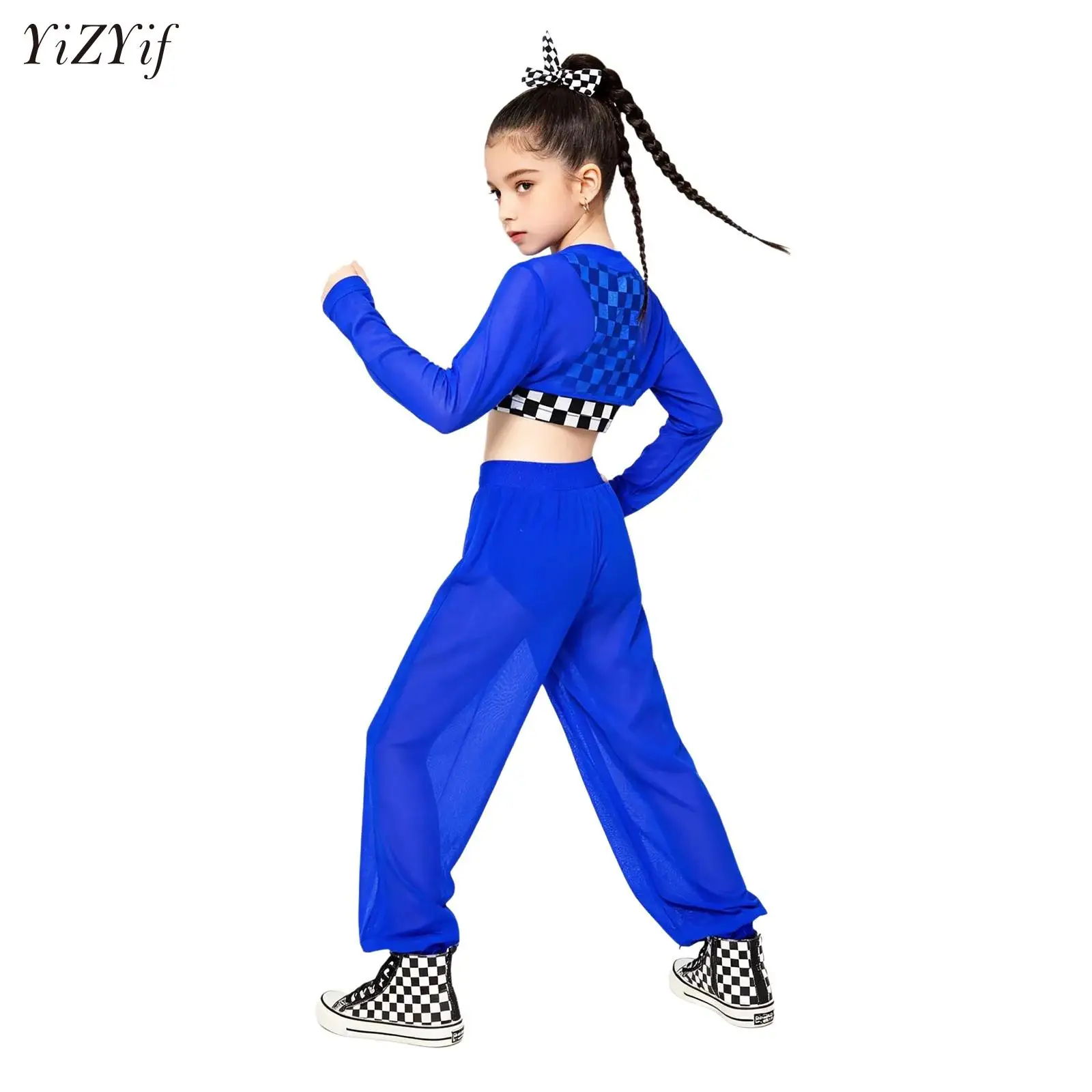 Girls Hip Hop Street Jazz Stage Dancewear Set Checkerboard Crop Top Vest Pants Child Racing Suit Race Car Driver Costume Kids
Girls Hip Hop Street Jazz Stage Dancewear Set Checkerboard Crop Top Vest Pants Child Racing Suit Race Car Driver Costume Kids