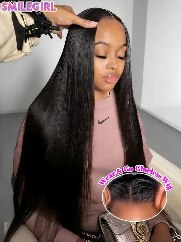 Wear And Go Glueless Wigs Human Hair Straight Lace Front Wigs Pre Plucked Pre Bleached Pre Cut 250 Density 5X5 Hd Closure Wig Ready To Wear For Black Women 20 Inch Natural Color Ready To Wear Wigs
Wear And Go Glueless Wigs Human Hair Straight Lace Front Wigs Pre Plucked Pre Bleached Pre Cut 250 Density 5X5 Hd Closure Wig Ready To Wear For Black Women 20 Inch Natural Color Ready To Wear Wigs