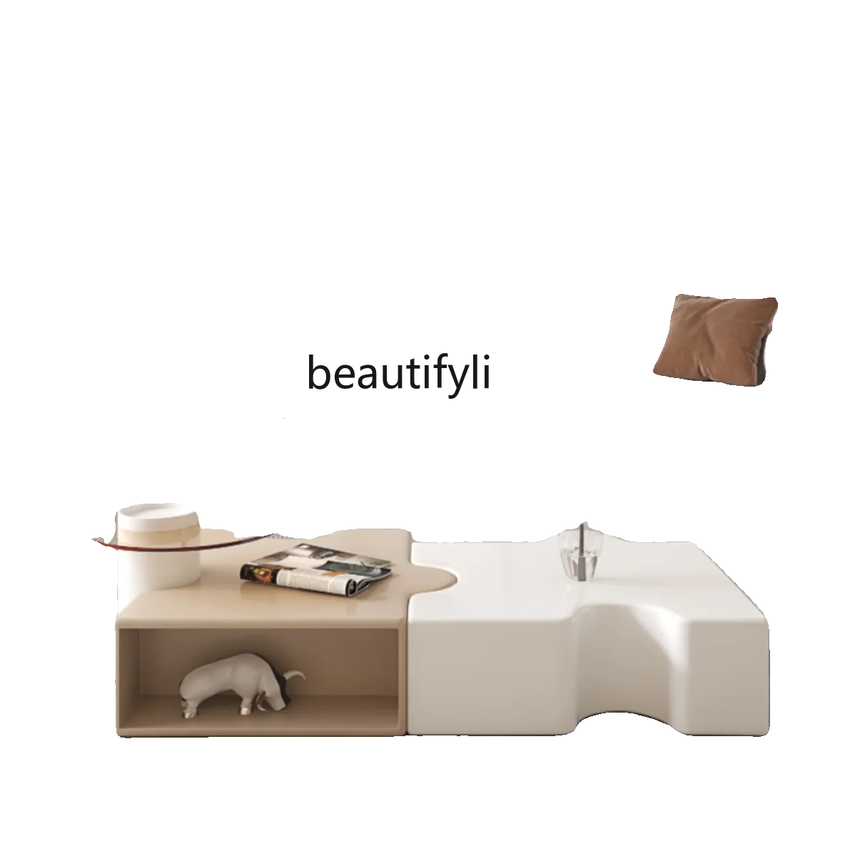 Light Luxury Cream Style Tea Table Creative Design Simple White Coffee Table TV Cabinet Combination
Light Luxury Cream Style Tea Table Creative Design Simple White Coffee Table TV Cabinet Combination