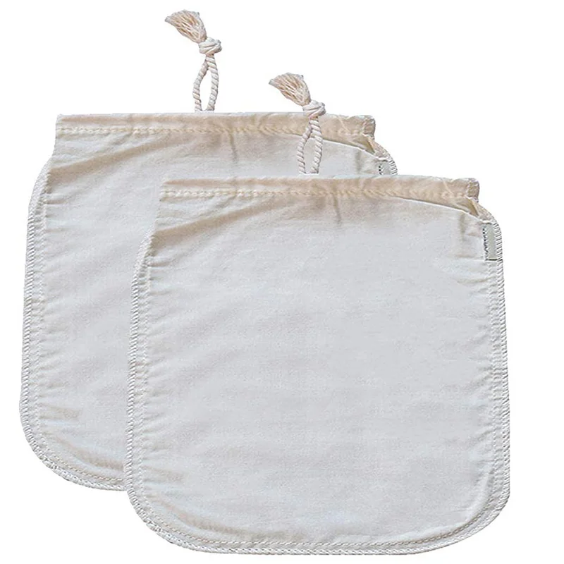 2-Piece Cheese Cloth, Fine Mesh Cord Cheesecloth Bag, Multiple-Use Cheese Cloth For Filtering, Reusable Food Filter
2-Piece Cheese Cloth, Fine Mesh Cord Cheesecloth Bag, Multiple-Use Cheese Cloth For Filtering, Reusable Food Filter