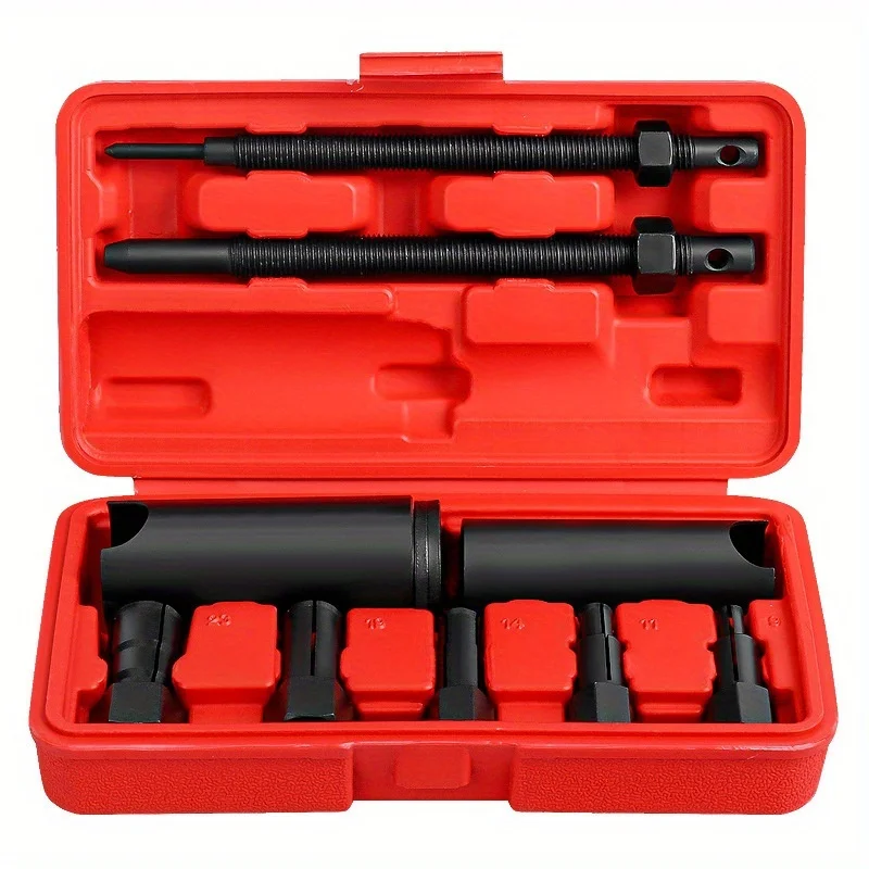 1/2" Drive Inner Tie Rod Installation Tool Motorcycle Bearing Wheel Extractor Removal Inner Bearing Puller Tool Set
1/2" Drive Inner Tie Rod Installation Tool Motorcycle Bearing Wheel Extractor Removal Inner Bearing Puller Tool Set