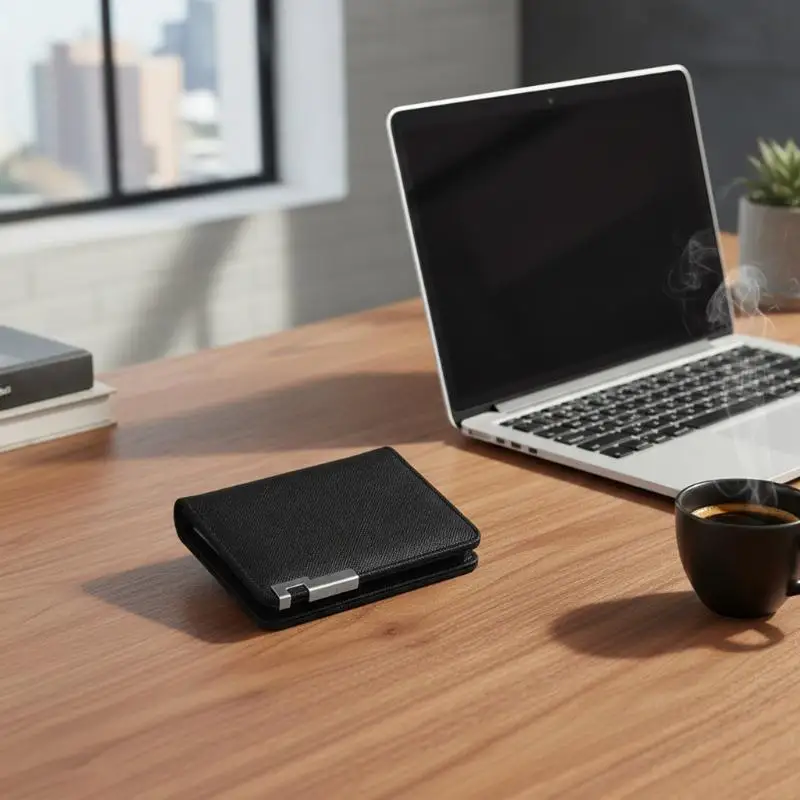 Black Faux Leather Slim Business-Style Wallet With Multiple Card Slots Credit Card & Driver's License Holder Geometric Design
Black Faux Leather Slim Business-Style Wallet With Multiple Card Slots Credit Card & Driver's License Holder Geometric Design