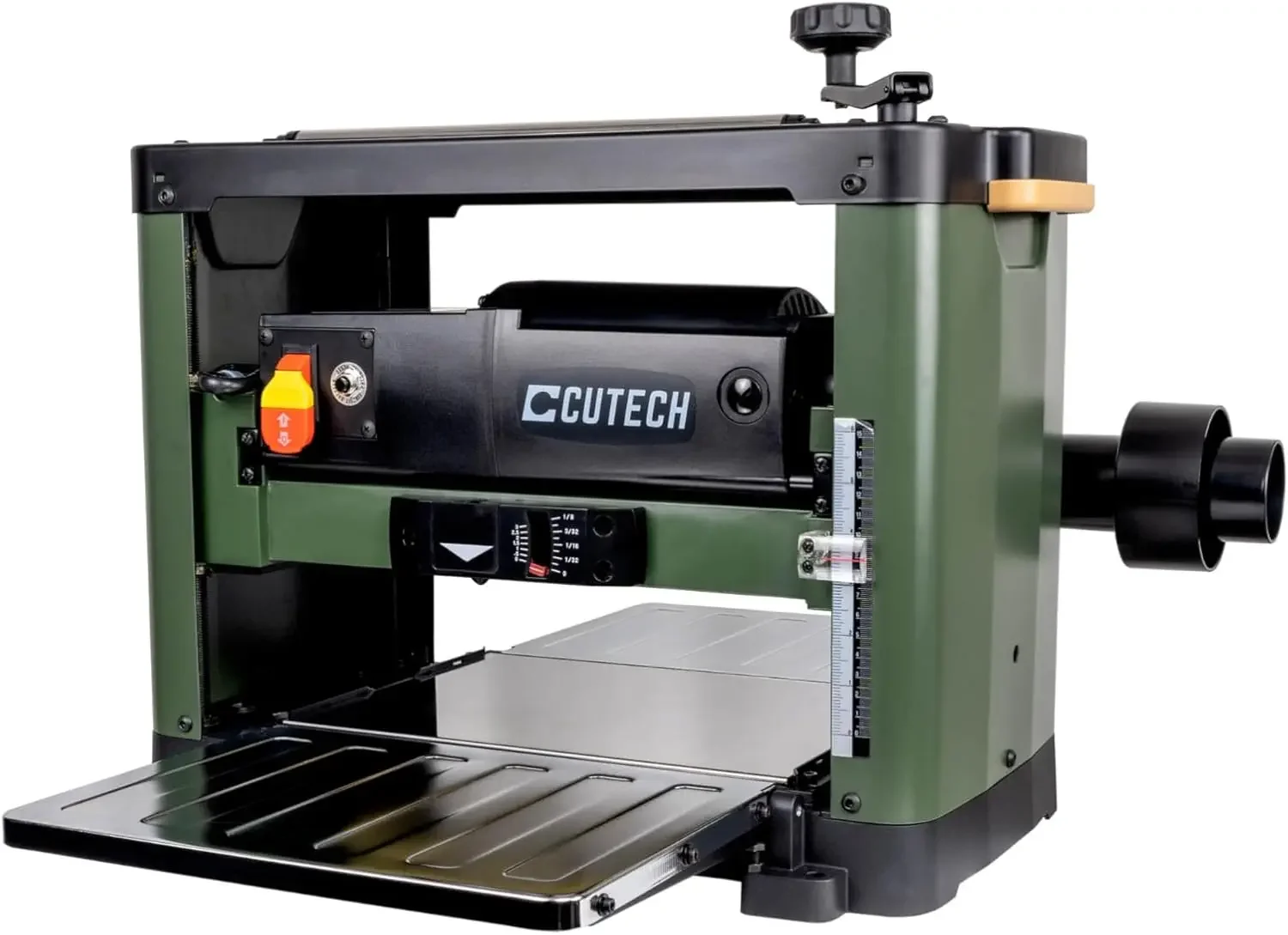 40700H 12½-Inch Spiral Cutterhead Benchtop Planer with Tungsten Carbide Inserts, Snipe Minimizer, and Board Return Rollers (12-1
40700H 12½-Inch Spiral Cutterhead Benchtop Planer with Tungsten Carbide Inserts, Snipe Minimizer, and Board Return Rollers (12-1