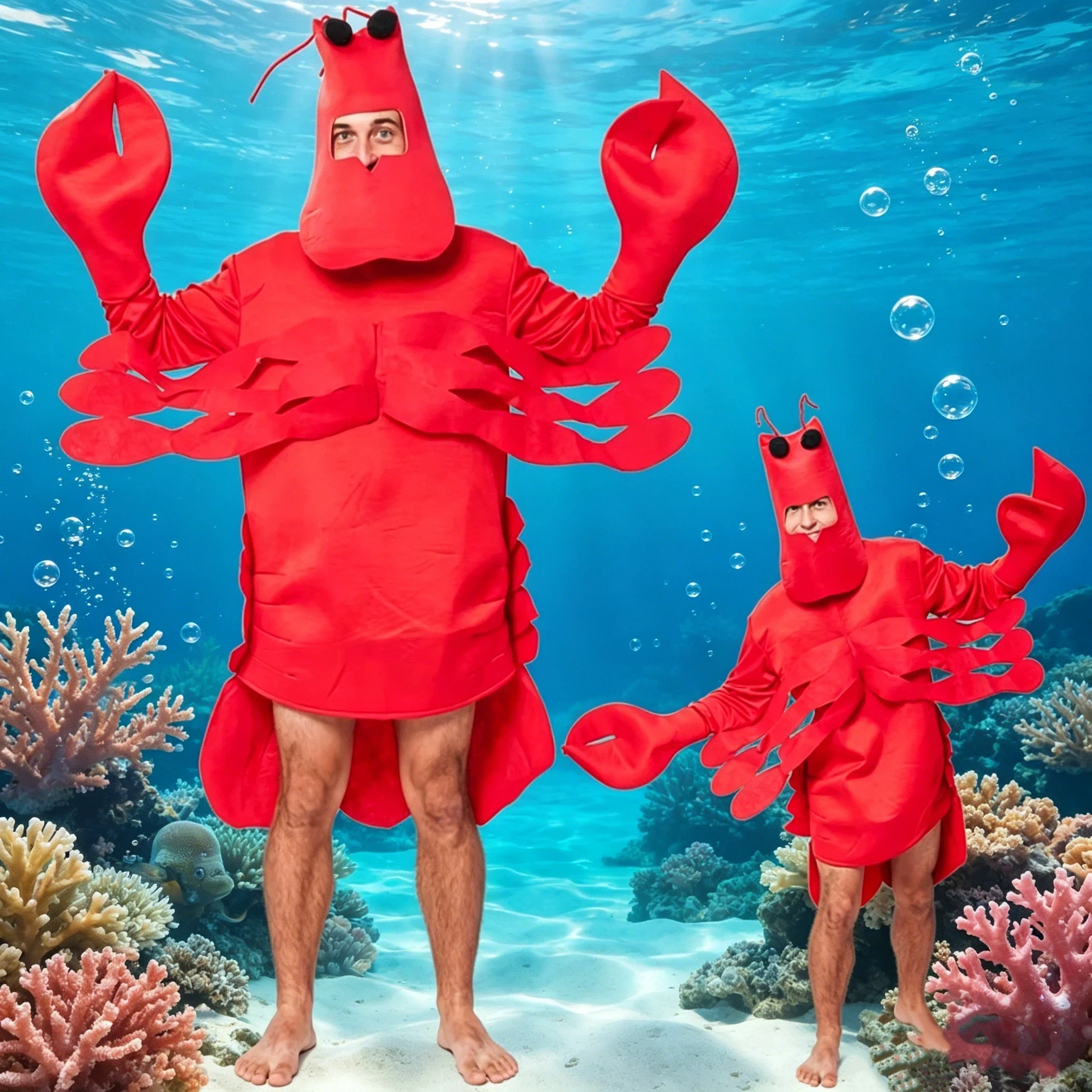 Men Red Lobster Cosplay Costume Adult Crayfish Animal Halloween Carnival Funny Outfits Carnival Easter Purim Fancy Dress
Men Red Lobster Cosplay Costume Adult Crayfish Animal Halloween Carnival Funny Outfits Carnival Easter Purim Fancy Dress