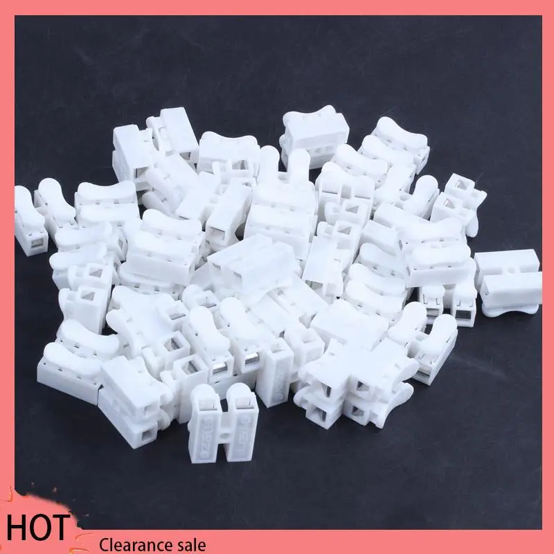 A88Z 300PCS CH2 Spring Quick Wire Connector Cable Clamp Terminal Block Connector For LED Strip Light
A88Z 300PCS CH2 Spring Quick Wire Connector Cable Clamp Terminal Block Connector For LED Strip Light