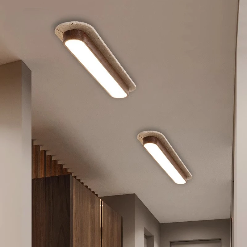 Solid Wood Color Long Strip Ceiling lamp Travertine Bedroom Ceiling Chandelier Aisle Corridor Yellow Travertine LED Ceiling Lamp
Solid Wood Color Long Strip Ceiling lamp Travertine Bedroom Ceiling Chandelier Aisle Corridor Yellow Travertine LED Ceiling Lamp