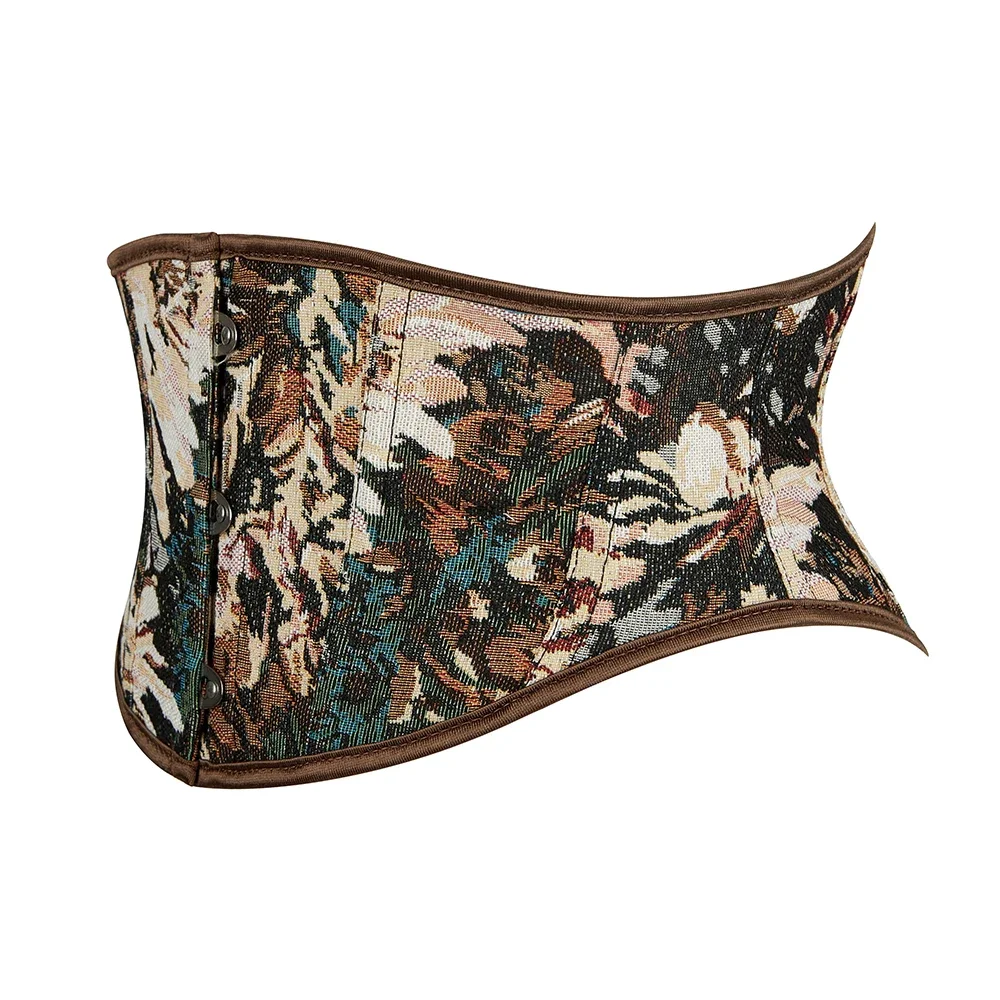 Short Torso Floral Printed Underbust Corset Gothic Korsett Fish Boned Waist Slimming Cincher Girdle Belt Shapewear
Short Torso Floral Printed Underbust Corset Gothic Korsett Fish Boned Waist Slimming Cincher Girdle Belt Shapewear