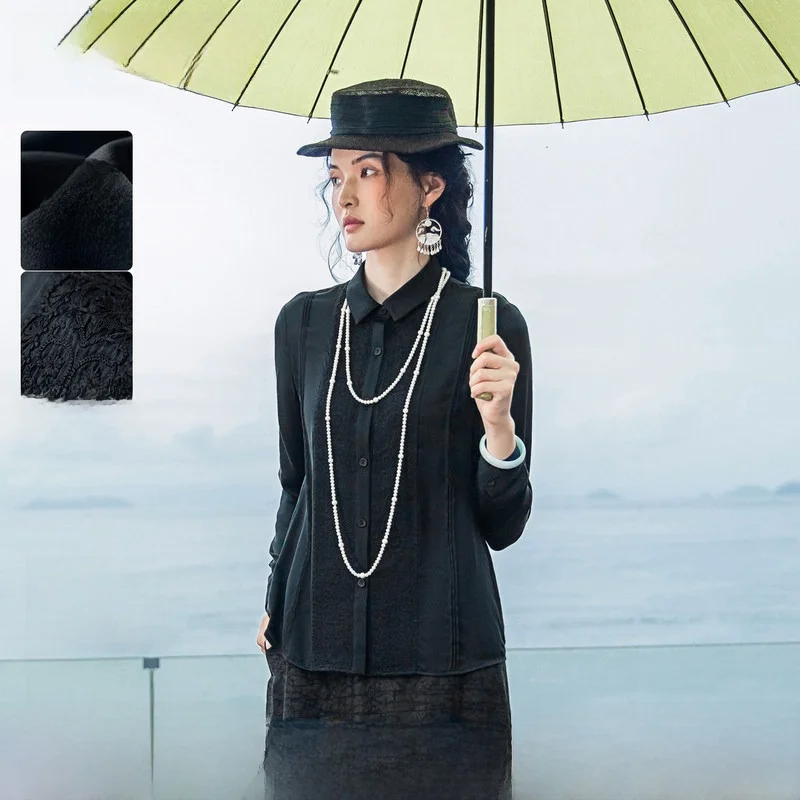 Шелковая блузка для похудения и коррекции фигуры, женская, свободного кроя, с вышивкой, с длинным рукавом, бренд A Life on the Left
Шелковая блузка для похудения и коррекции фигуры, женская, свободного кроя, с вышивкой, с длинным рукавом, бренд A Life on the Left