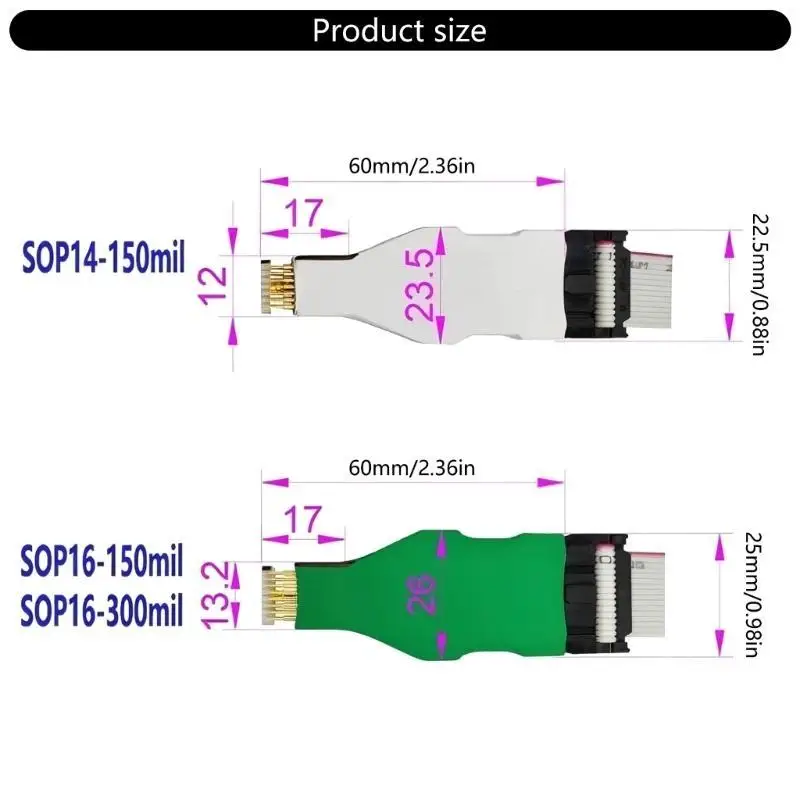 652f 1pc Easy Ramance Huring Cable для SOP14 150MIL/SOP16 150MIL/SOP16 300MIL для энтузиастов и профессионалов
652f 1pc Easy Ramance Huring Cable для SOP14 150MIL/SOP16 150MIL/SOP16 300MIL для энтузиастов и профессионалов