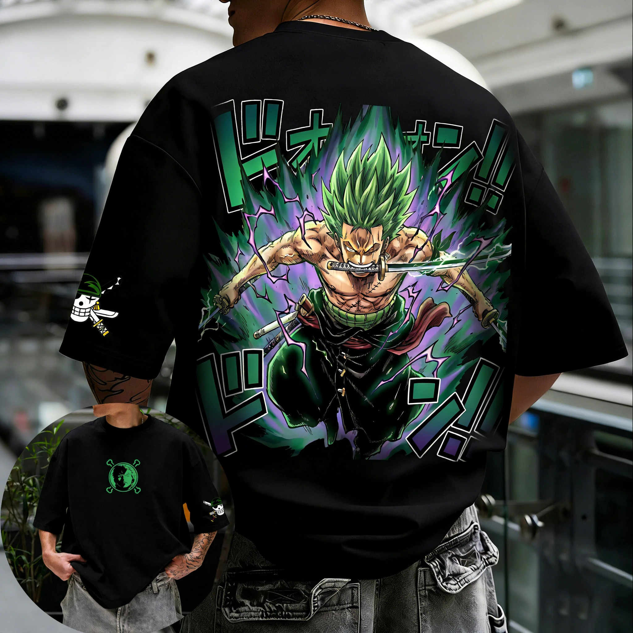 Men's Anime Print T - Shirt One Piece Zoro IP Cool Visual Comfortable Fit Durable Print Daily Casual Otaku Social Home Campus
Men's Anime Print T - Shirt One Piece Zoro IP Cool Visual Comfortable Fit Durable Print Daily Casual Otaku Social Home Campus