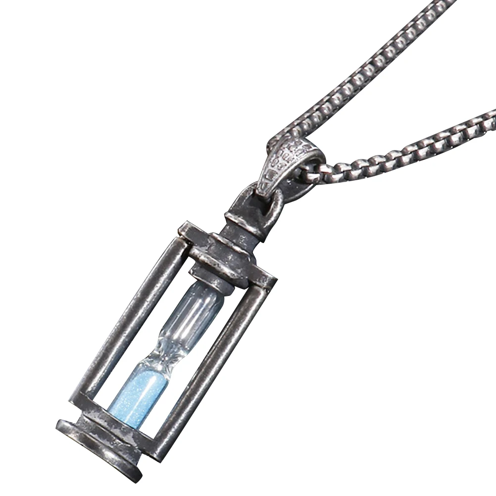 Vintage Pendant Necklace Sandglass Necklaces for Men Sweater Chain Durable Titanium Steel Matching Clothes Charm
Vintage Pendant Necklace Sandglass Necklaces for Men Sweater Chain Durable Titanium Steel Matching Clothes Charm