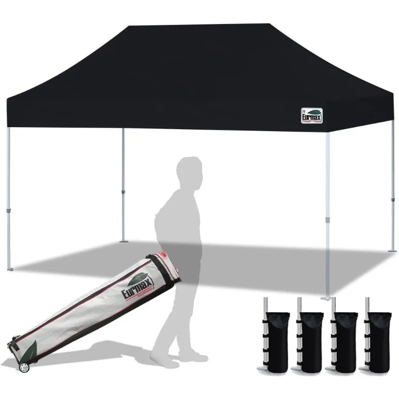 Eurmax USA Pop Up Canopy Tent Commercial Quick Open Canopy with Heavy Duty Roller Bag
Eurmax USA Pop Up Canopy Tent Commercial Quick Open Canopy with Heavy Duty Roller Bag