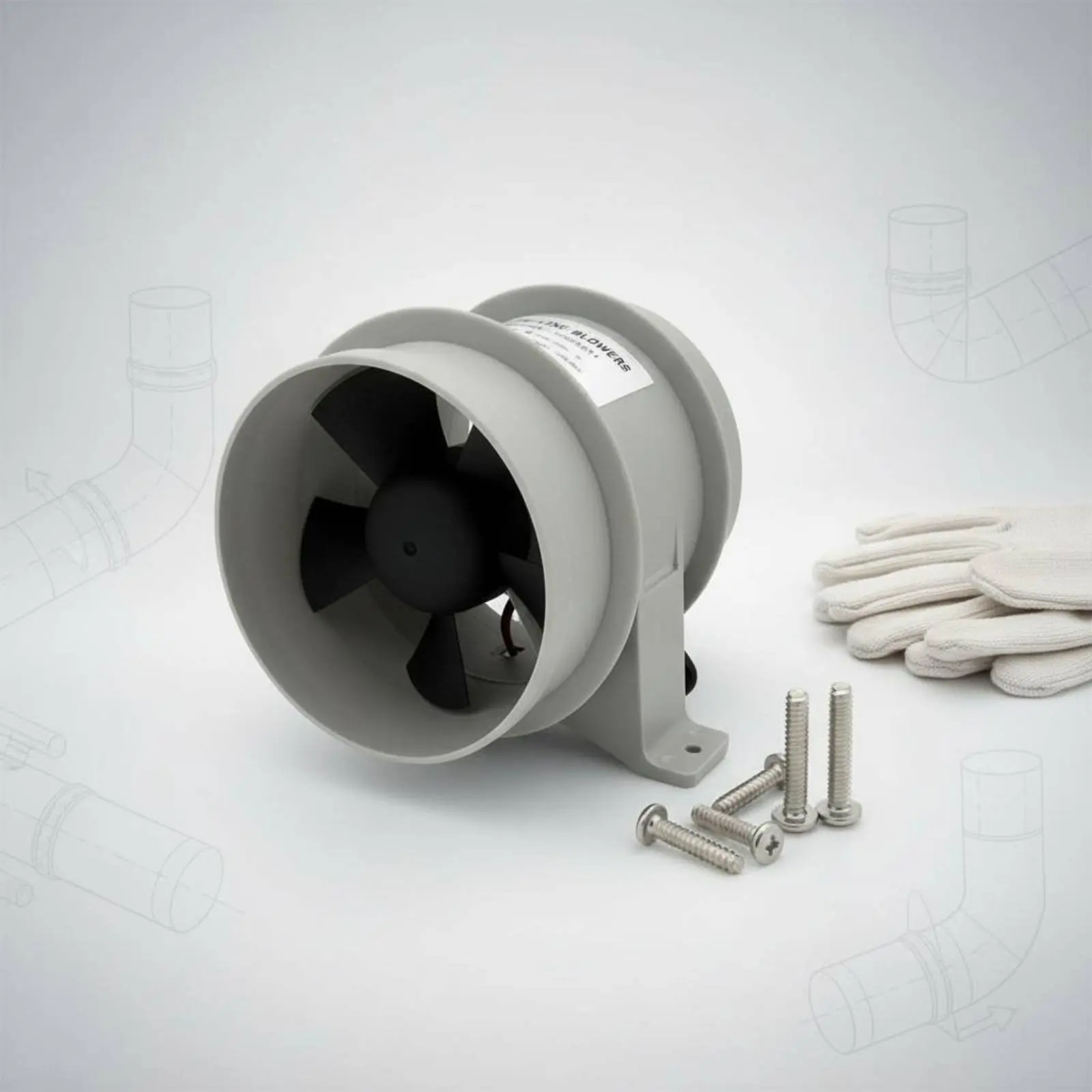 4 Inch Inline Blower Fan Easy Installation 12V Bilge Air Blower Marine Ventilation Fan Compact High Air Movement for Rv Owners
4 Inch Inline Blower Fan Easy Installation 12V Bilge Air Blower Marine Ventilation Fan Compact High Air Movement for Rv Owners