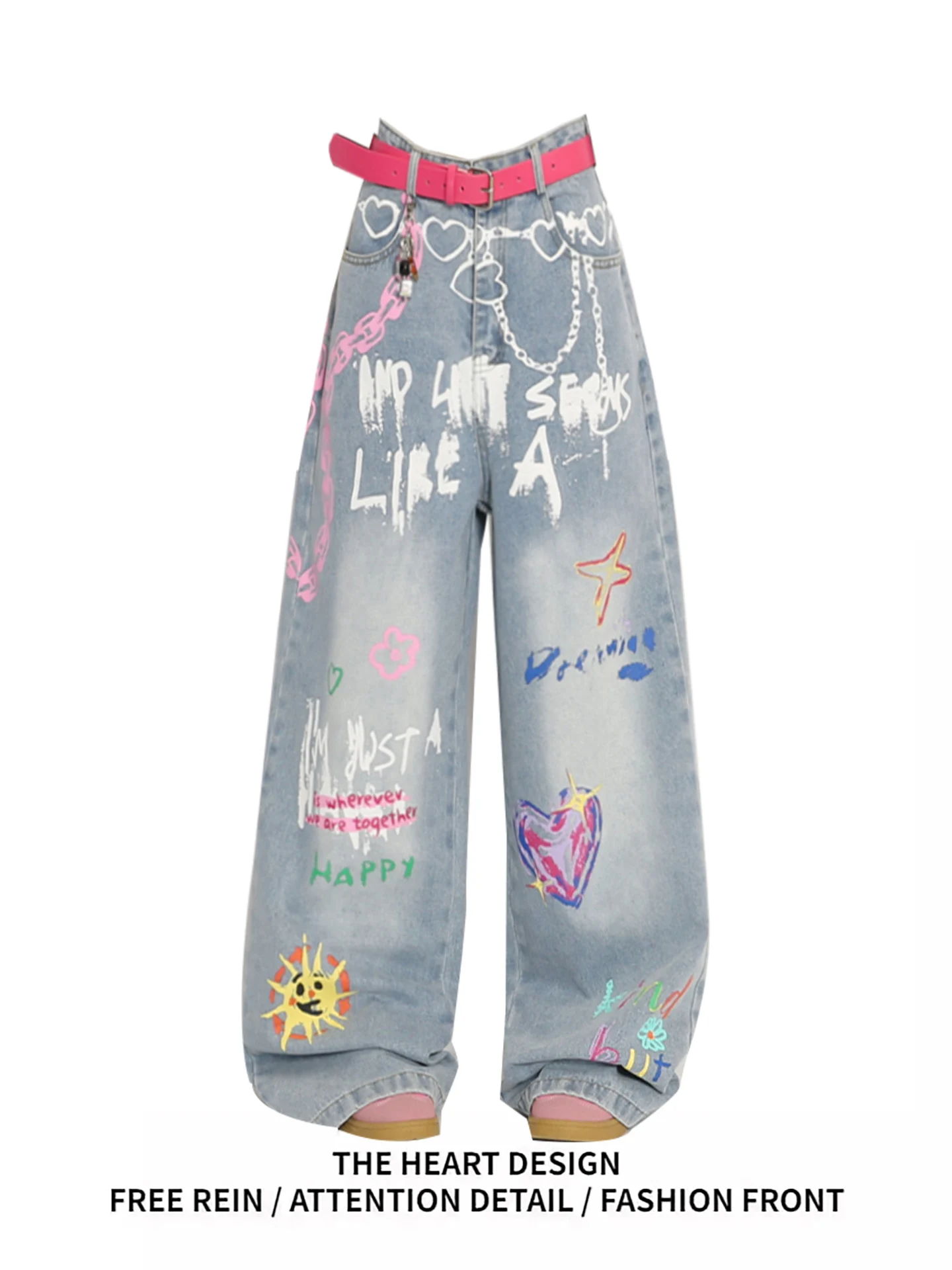 Американские свободные широкие джинсы с ручной росписью в форме сердца, женские осенние 2023, новые утягивающие длинные брюки, повседневные длинные брюки с высокой талией...
Американские свободные широкие джинсы с ручной росписью в форме сердца, женские осенние 2023, новые утягивающие длинные брюки, повседневные длинные брюки с высокой талией...