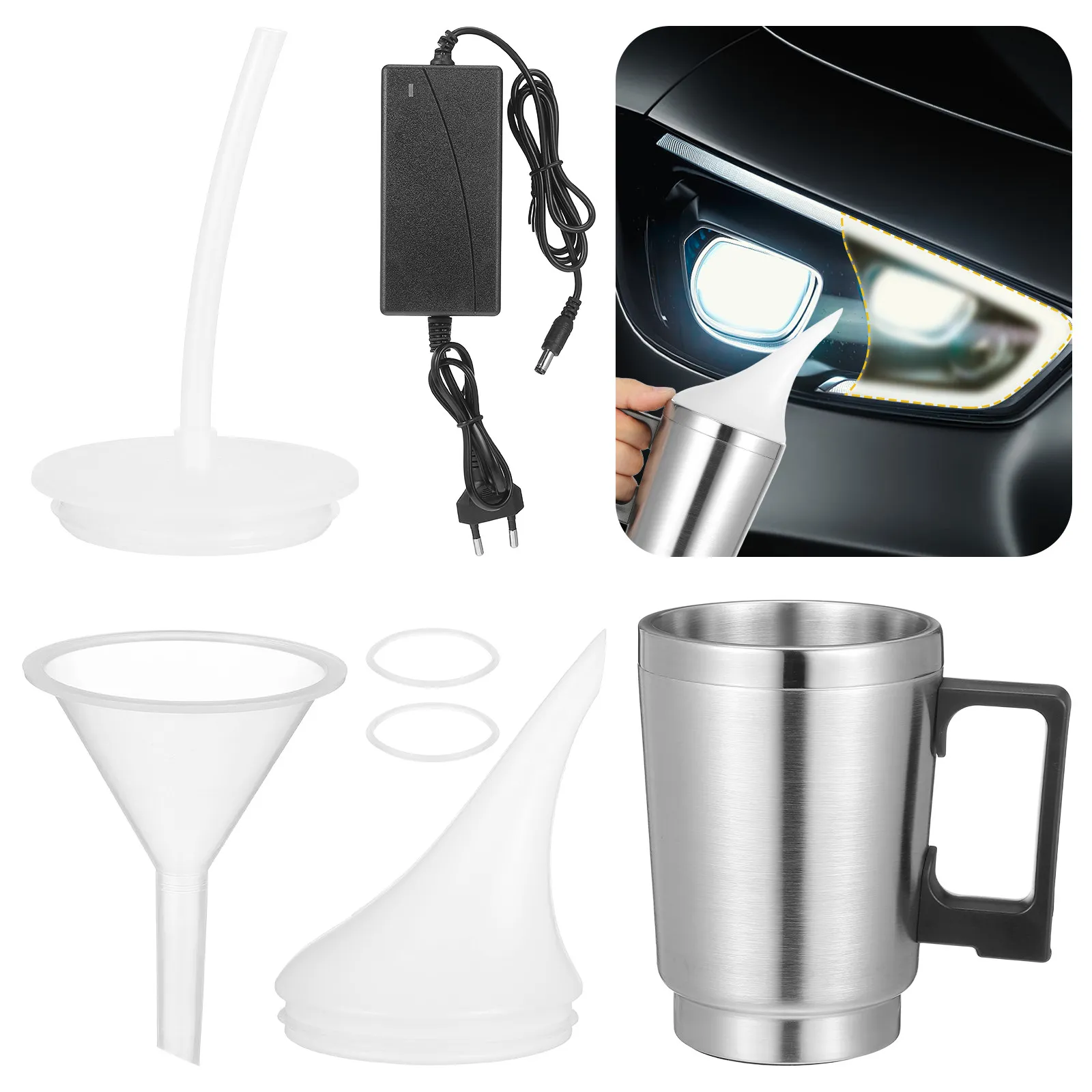Headlight Restoration Kit Car Light Scratch Crack Repair Polish Set Coating Cup Car Charger Eu Plug Uv Protection Tool
Headlight Restoration Kit Car Light Scratch Crack Repair Polish Set Coating Cup Car Charger Eu Plug Uv Protection Tool
