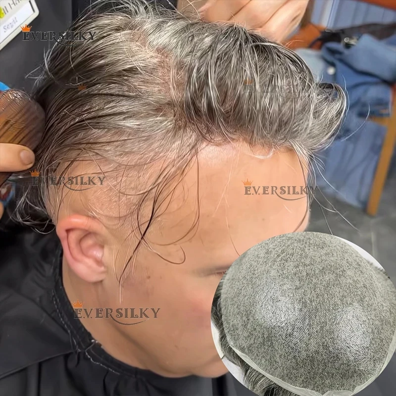 Super Thin Skin Men's Toupee Natural Hairline 90% Density 0.02-0.03mm 420# 350# Invisible Grey Blonde BrownHuman Hair Male Wigs
Super Thin Skin Men's Toupee Natural Hairline 90% Density 0.02-0.03mm 420# 350# Invisible Grey Blonde BrownHuman Hair Male Wigs