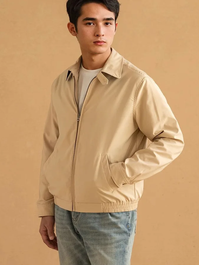 Men's Pure Cotton Spring Autumn Adstrative Sle Jaet Retro Harrington Coat Casual Faion Urban Middle-aged Winter Coat
Men's Pure Cotton Spring Autumn Adstrative Sle Jaet Retro Harrington Coat Casual Faion Urban Middle-aged Winter Coat