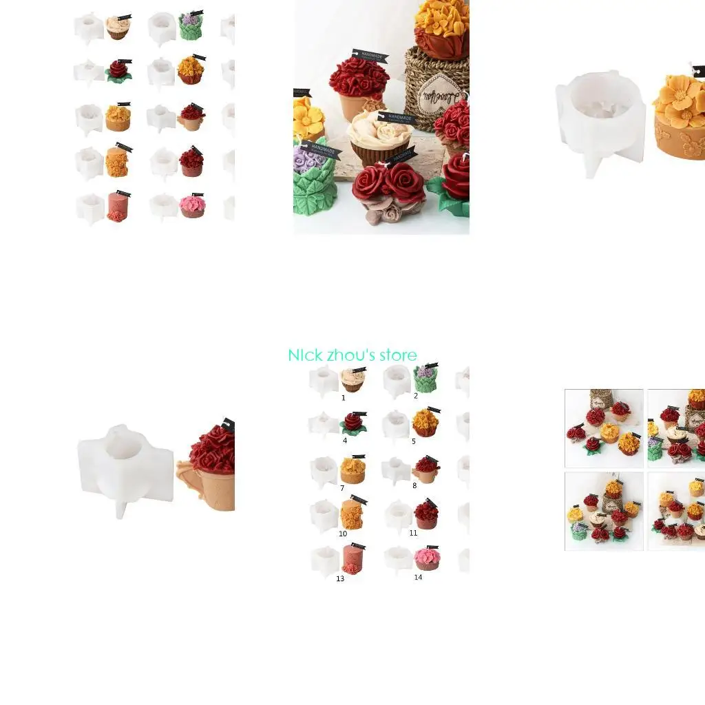 E15E Pot Culture Silicone Mold Handmade Soap Mold for Candle Making DIY Resin
E15E Pot Culture Silicone Mold Handmade Soap Mold for Candle Making DIY Resin